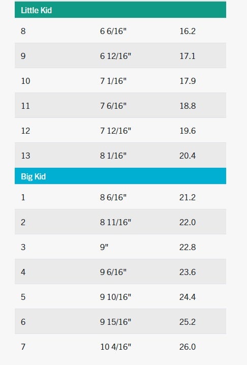 Size Chart Image