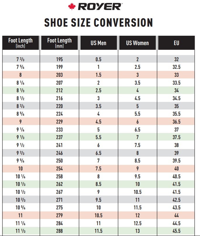 Size Chart Image