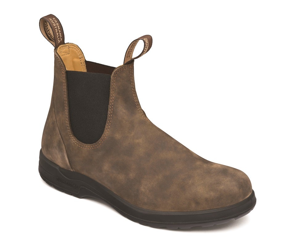 Rustic Brown Lug Boots, Premium Leather Chelsea Boots, Men's