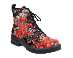 72010 LACE FLORAL GOLD BOOT