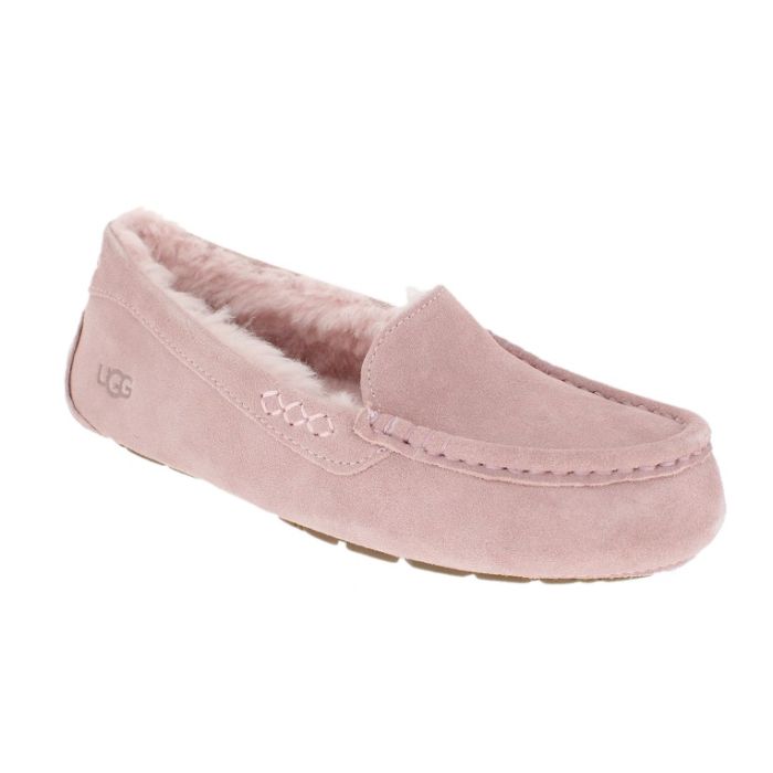 UGG Ansley Wool Moccasin in Pink Crystal
