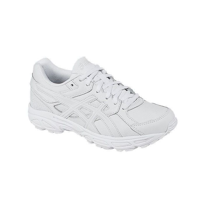 white asics running shoes
