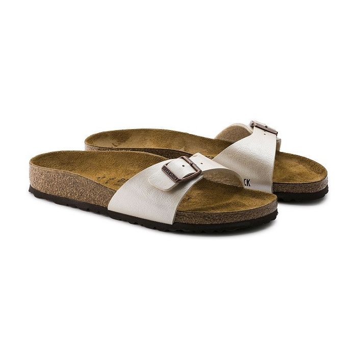 ladies white birkenstock sandals