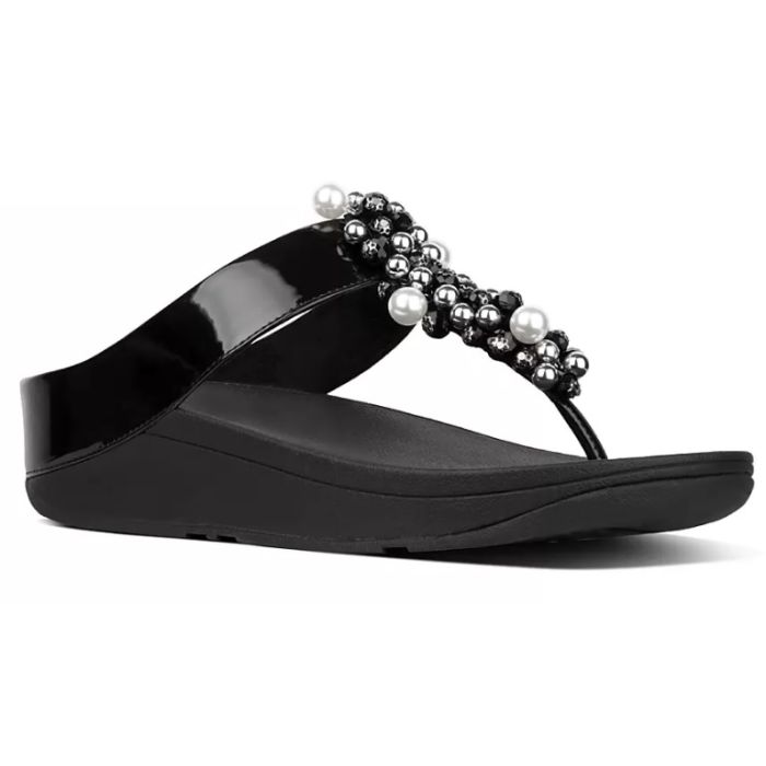 fitflop black sandals