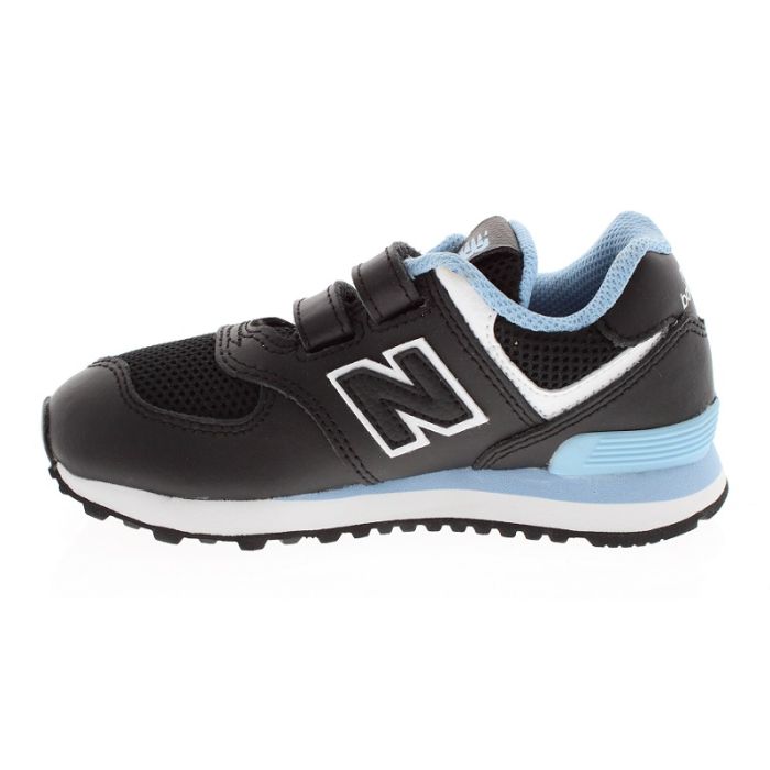 Ceder Lujoso fuga Infants NEW BALANCE 574 Summer Sport Shoe in Black & Blue